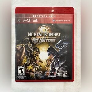 Mortal Kombat vs DC Universe for PS3 - Red Case